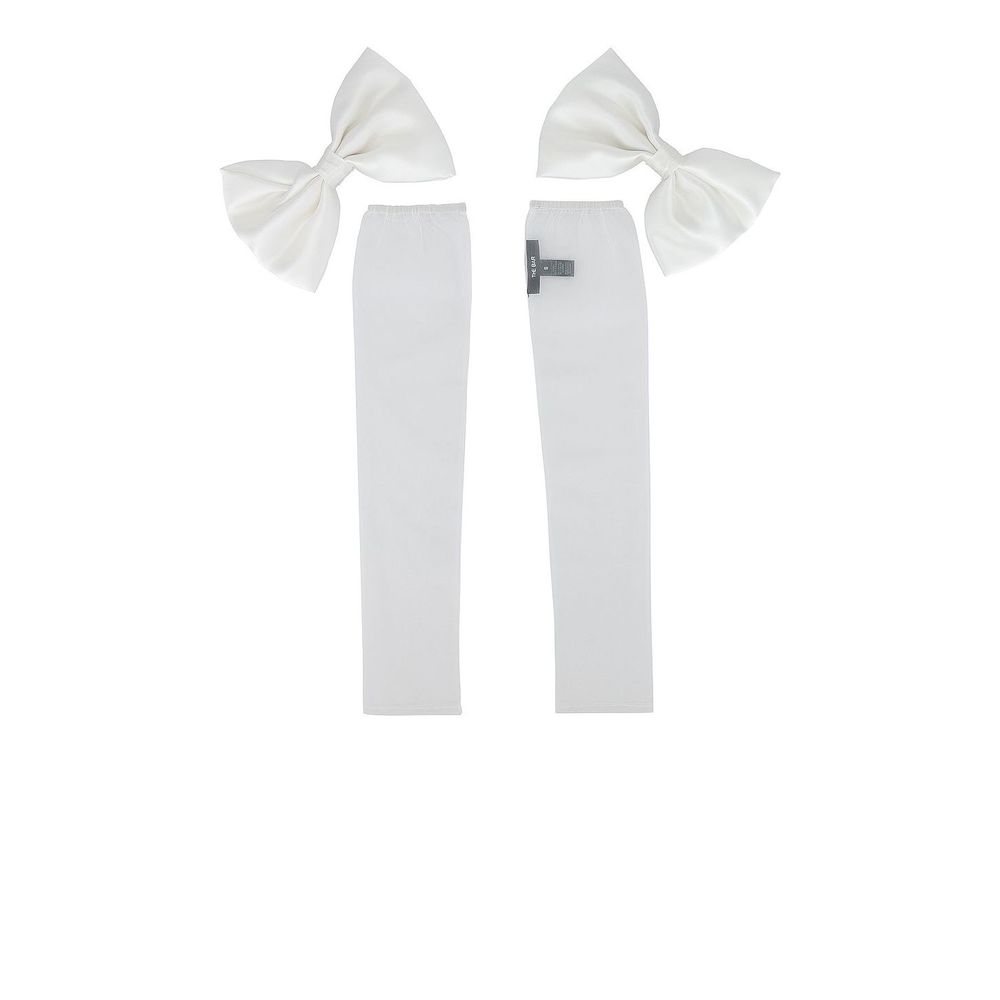New *FLAW* The Bar Bows & Sleeves Set in blanc Size S REVOLVE MSRP $98